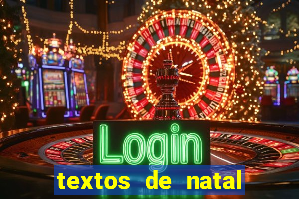 textos de natal para leitura